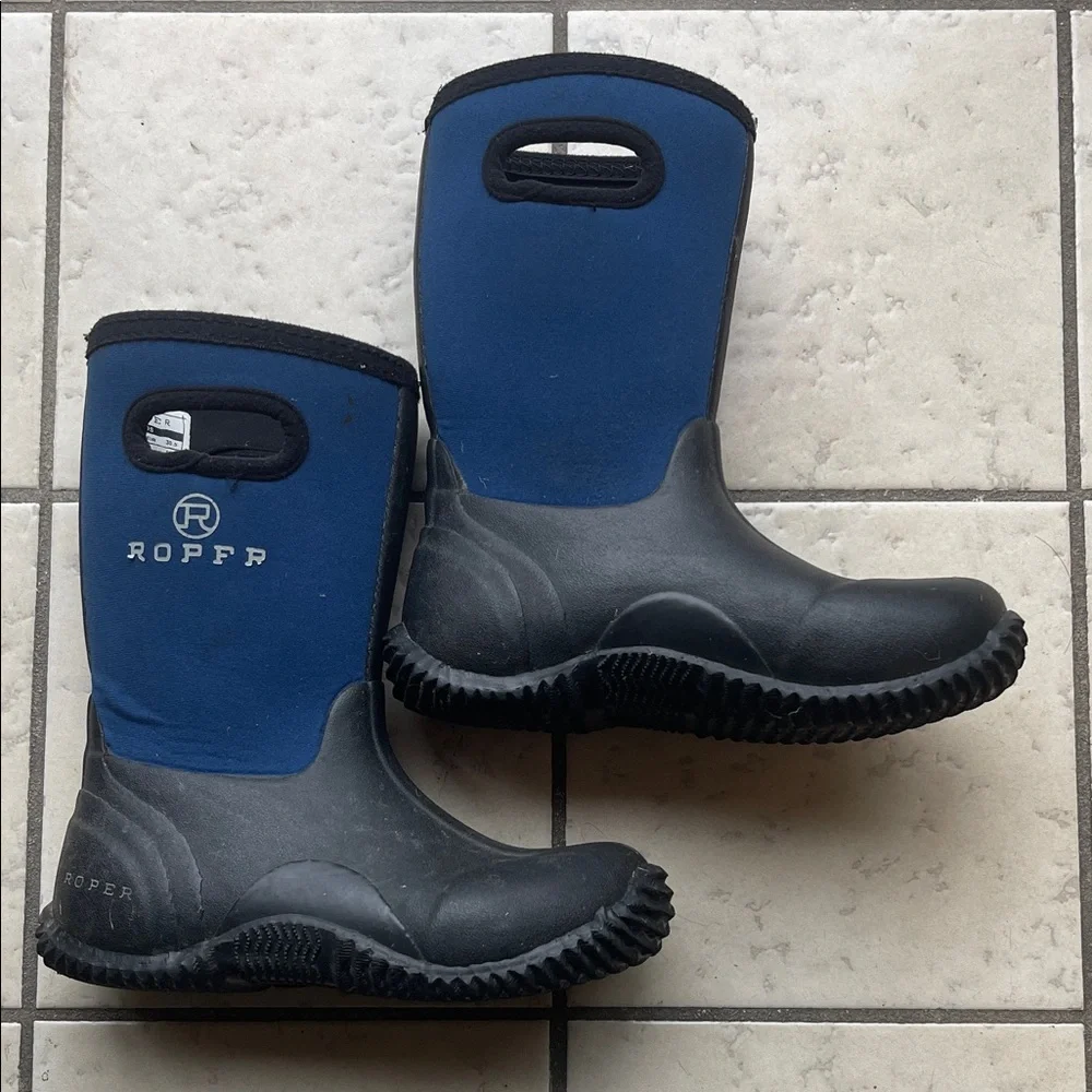 Little Kids Roper Barnyard Muck Waterproof Boots size 13 - Picture 2 of 10